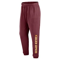 Men's Fanatics Maroon Minnesota Golden Gophers Chop Block Fleece Sweatpants