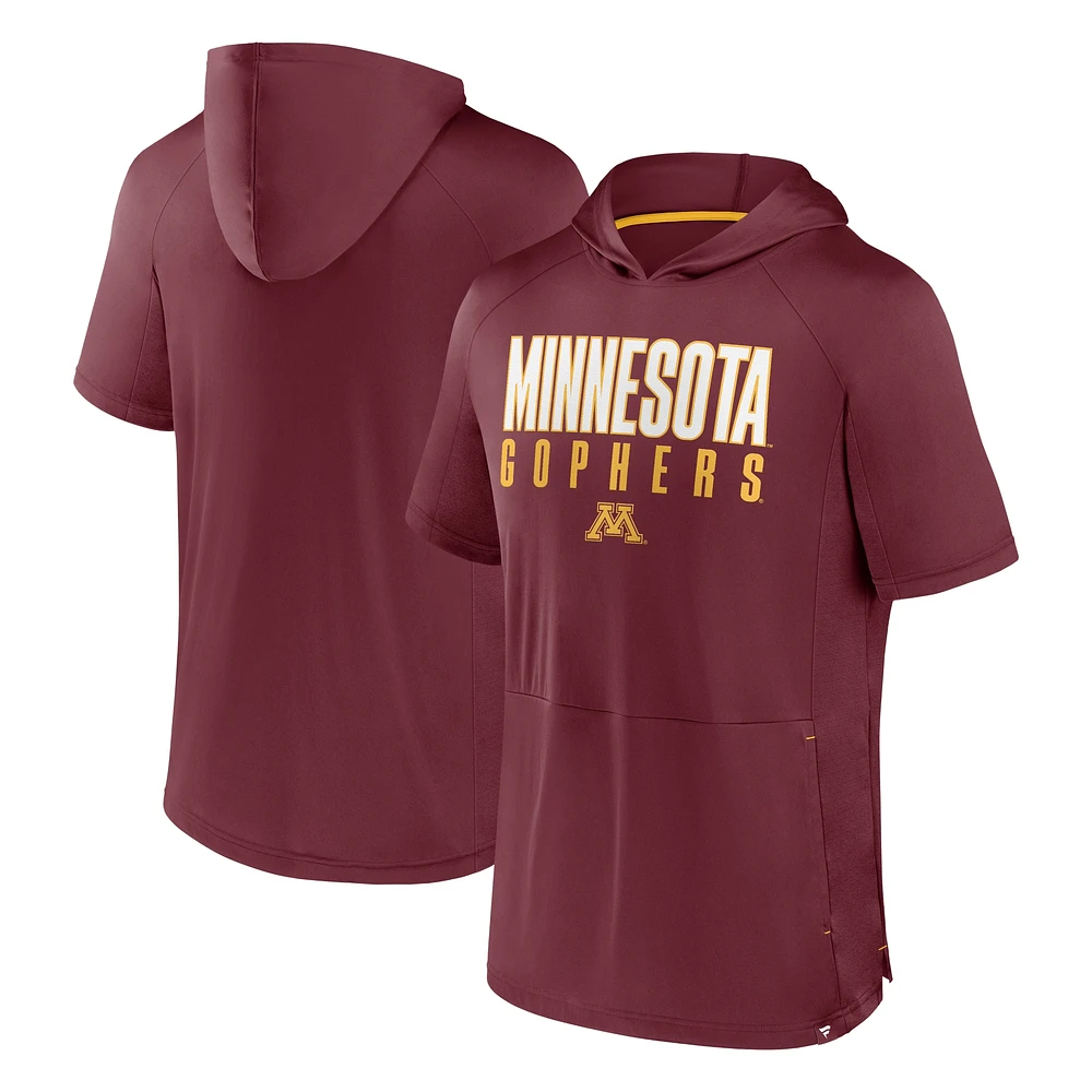 Men's Fanatics  Maroon Minnesota Golden Gophers Core Read Hoodie T-Shirt