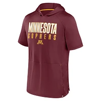 Men's Fanatics  Maroon Minnesota Golden Gophers Core Read Hoodie T-Shirt