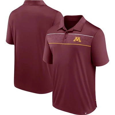 Men's Fanatics  Maroon Minnesota Golden Gophers Defender Polo