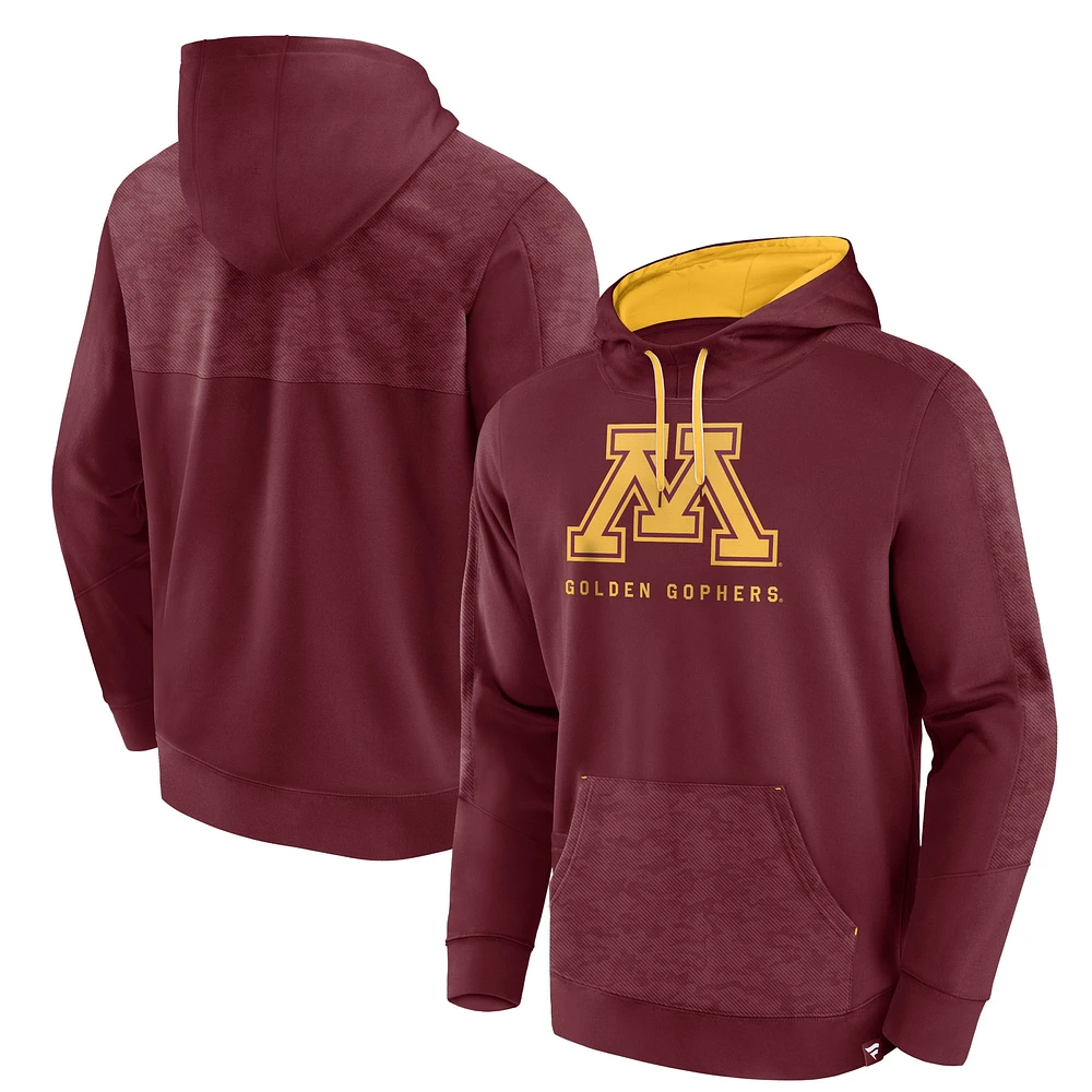 Men's Fanatics Maroon Minnesota Golden Gophers Defender Pullover Hoodie