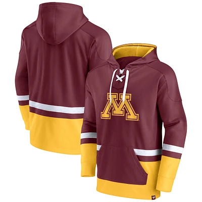 Sweat à capuche Fanatics Maroon Minnesota Golden Gophers First Battle pour hommes