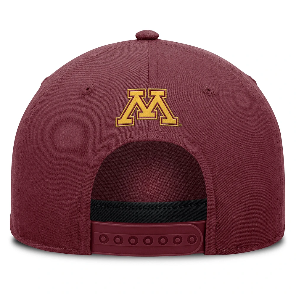 Men's Fanatics Maroon Minnesota Golden Gophers Foul Ball Rope Adjustable Hat