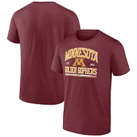 Men's Fanatics  Maroon Minnesota Golden Gophers Fundamentals Modern Stack T-Shirt