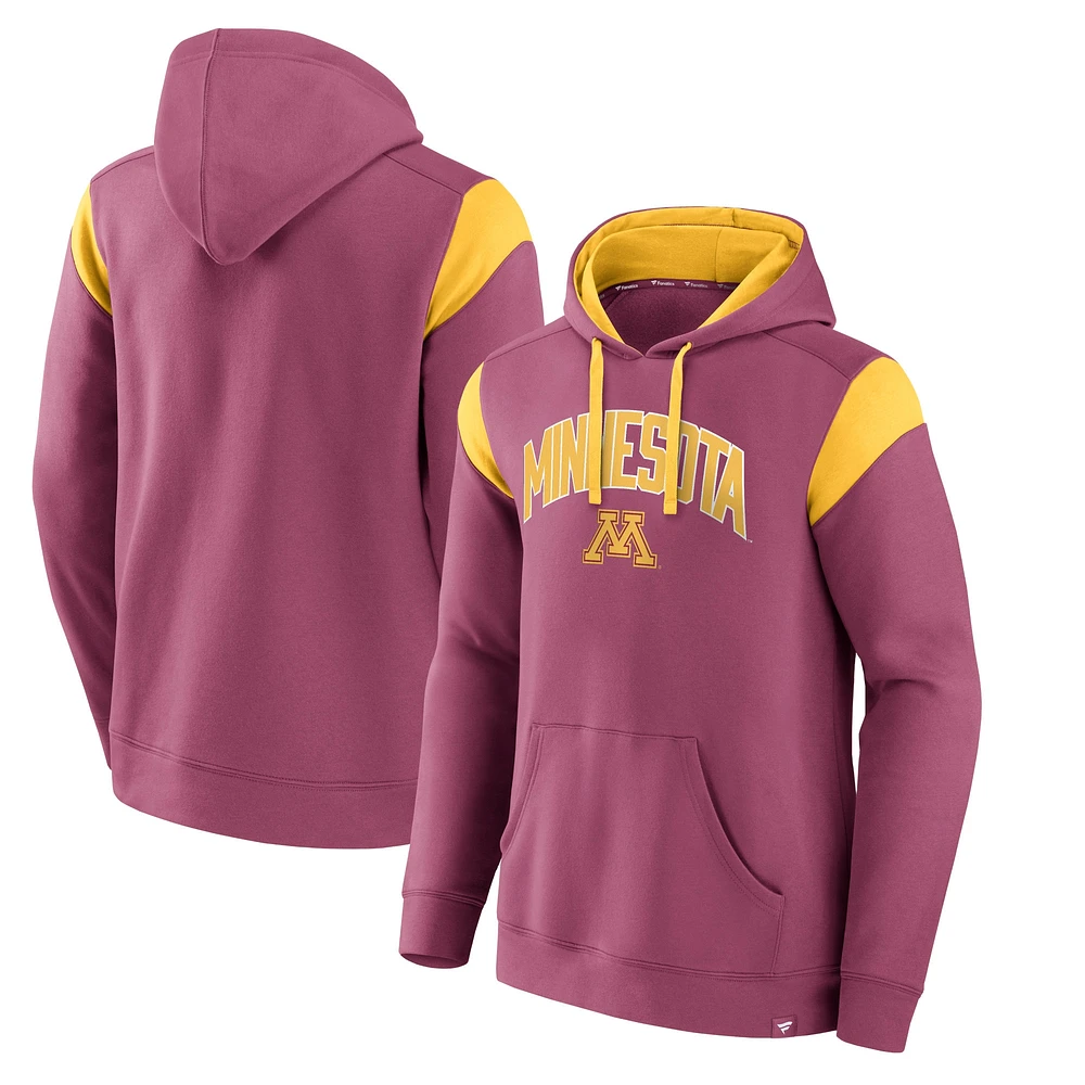 Sweat à capuche Game Over pour hommes Fanatics marron Minnesota Golden Gophers