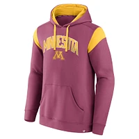 Sweat à capuche Game Over pour hommes Fanatics marron Minnesota Golden Gophers