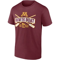 Men's Fanatics Maroon Minnesota Golden Gophers Hometown Collection Boat T-Shirt