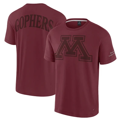 T-shirt emblématique des Golden Gophers du Minnesota pour hommes Fanatics Maroon