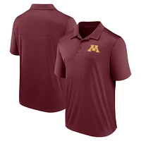 Men's Fanatics Maroon Minnesota Golden Gophers Left Side Block Polo