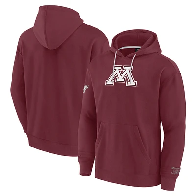 Sweat à capuche Pace des Golden Gophers du Minnesota Fanatics pour hommes Maroon