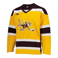 Maillot de hockey réplique pour hommes des Golden Gophers du Minnesota, couleur or