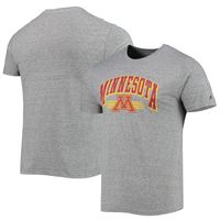 Men's League Collegiate Wear Heathered Gray Minnesota Golden Gophers Upperclassman Reclaim Recycled Jersey T-Shirt