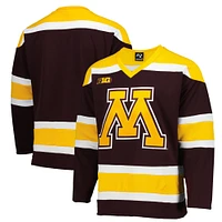 Maillot de hockey réplique marron pour homme des Golden Gophers du Minnesota