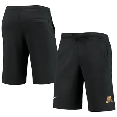 Minnesota Golden Gophers Nike Club Fleece Shorts - Black