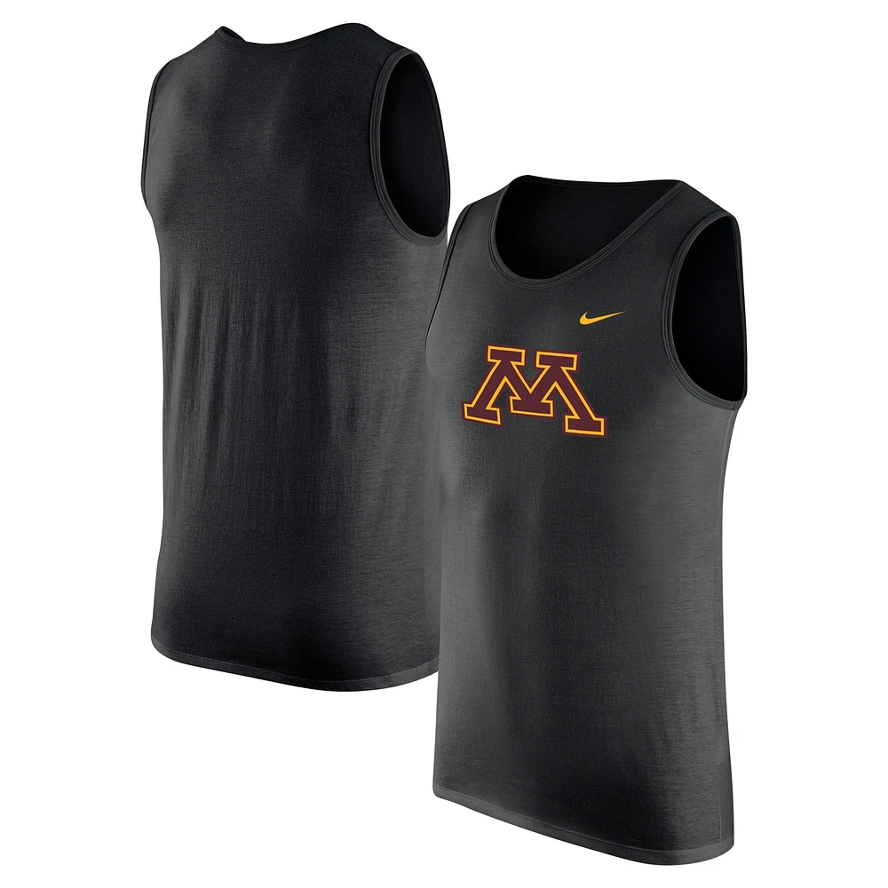 Débardeur Nike noir Minnesota Golden Gophers pour homme