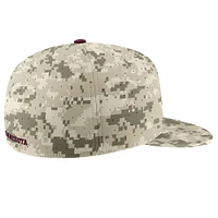 Men's Nike Camo Minnesota Golden Gophers Aero True Baseball Performance Fitted Hat