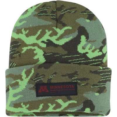 Men's Nike Camo Minnesota Golden Gophers Veterans Day Cuffed Knit Hat