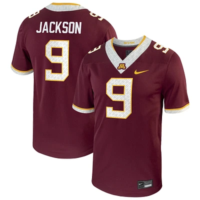 Maillot de football Nike Daniel Jackson pour homme, couleur bordeaux, Minnesota Golden Gophers NIL