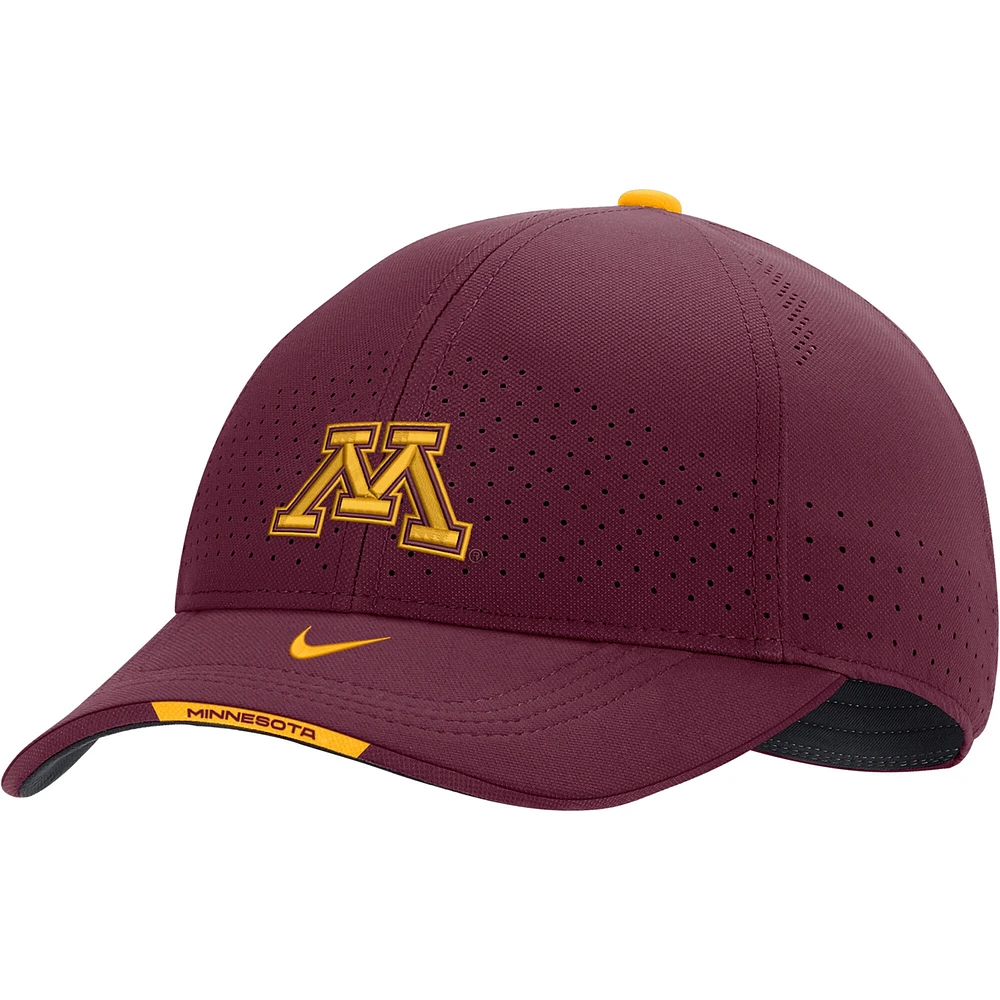 Casquette ajustable Performance Nike Maroon Minnesota Golden Gophers 2023 Sideline Legacy91 pour homme