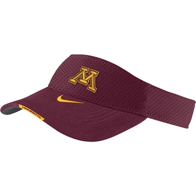 Nike Minnesota Golden Gophers 2023 Sideline Performance Visière ajustable pour homme