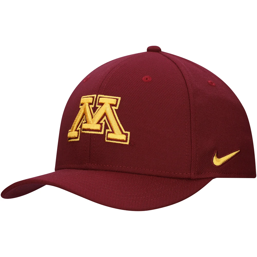 Men's Nike Maroon Minnesota Golden Gophers 2024 Sideline Rise Swoosh Flex Hat