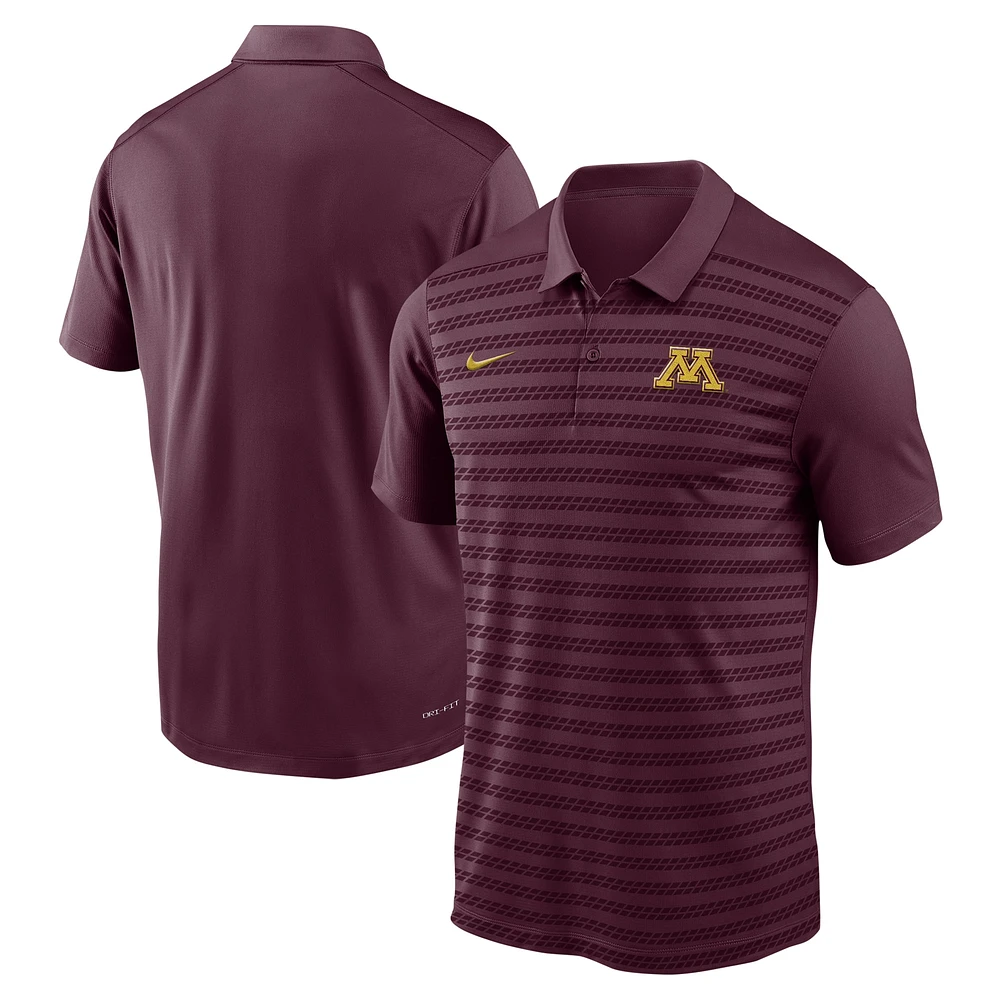 Polo Nike Bordeaux Minnesota Golden Gophers 2024 Sideline Victory Coaches Performance pour homme