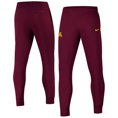 Pantalon en polaire Nike marron Minnesota Golden Gophers Club pour homme