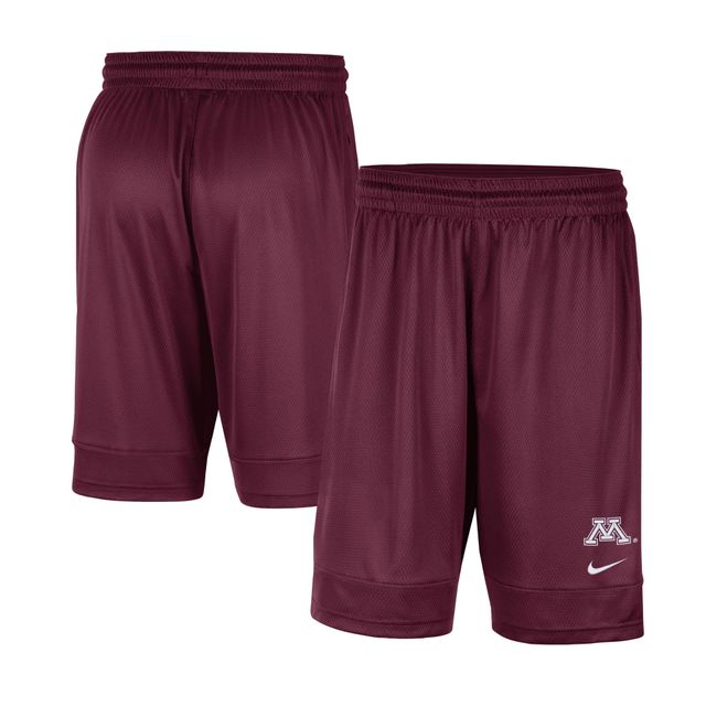 Short Nike Minnesota Golden Gophers Fast Break Team Performance pour homme, marron