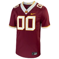 Maillot de football personnalisé Nike pour homme, couleur marron, Minnesota Golden Gophers