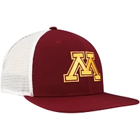 Casquette Snapback en maille pour homme Nike Bordeaux Minnesota Golden Gophers