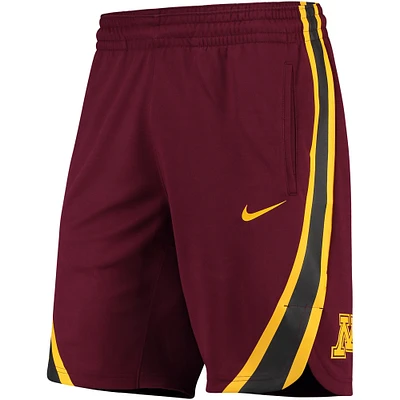 Short de basket-ball réplique Nike marron Minnesota Golden Gophers pour homme