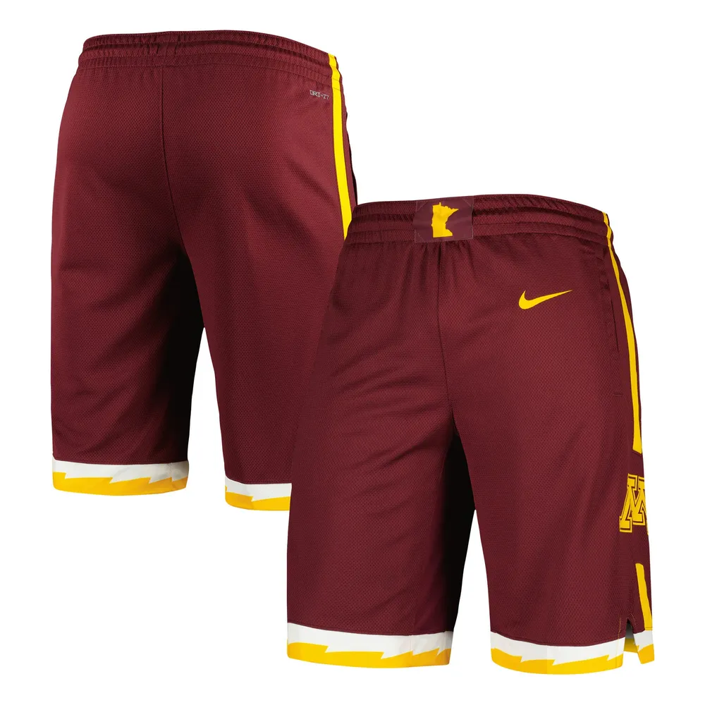 Short de basket-ball réplique performance Nike marron Minnesota Golden Gophers pour homme