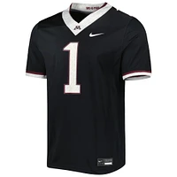 Men's Nike #1 Black Minnesota Golden Gophers Untouchable Football Jersey