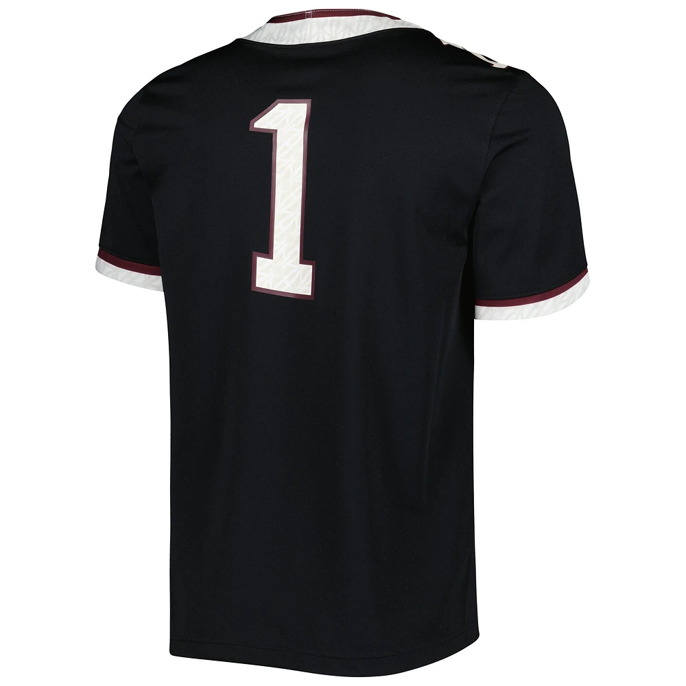 Men's Nike #1 Black Minnesota Golden Gophers Untouchable Football Jersey