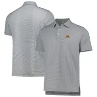 Polo en jersey rayé Performance Peter Millar Minnesota Golden Gophers Jubilee pour homme, gris