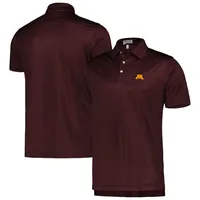 Men's Peter Millar Maroon Minnesota Golden Gophers Dolly Performance Jersey Polo