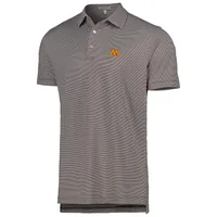 Men's Peter Millar Maroon Minnesota Golden Gophers Jubilee Stripe Performance Polo