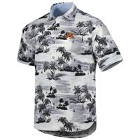 Men's Tommy Bahama Black Minnesota Golden Gophers Tropical Horizons Button-Up Shirt