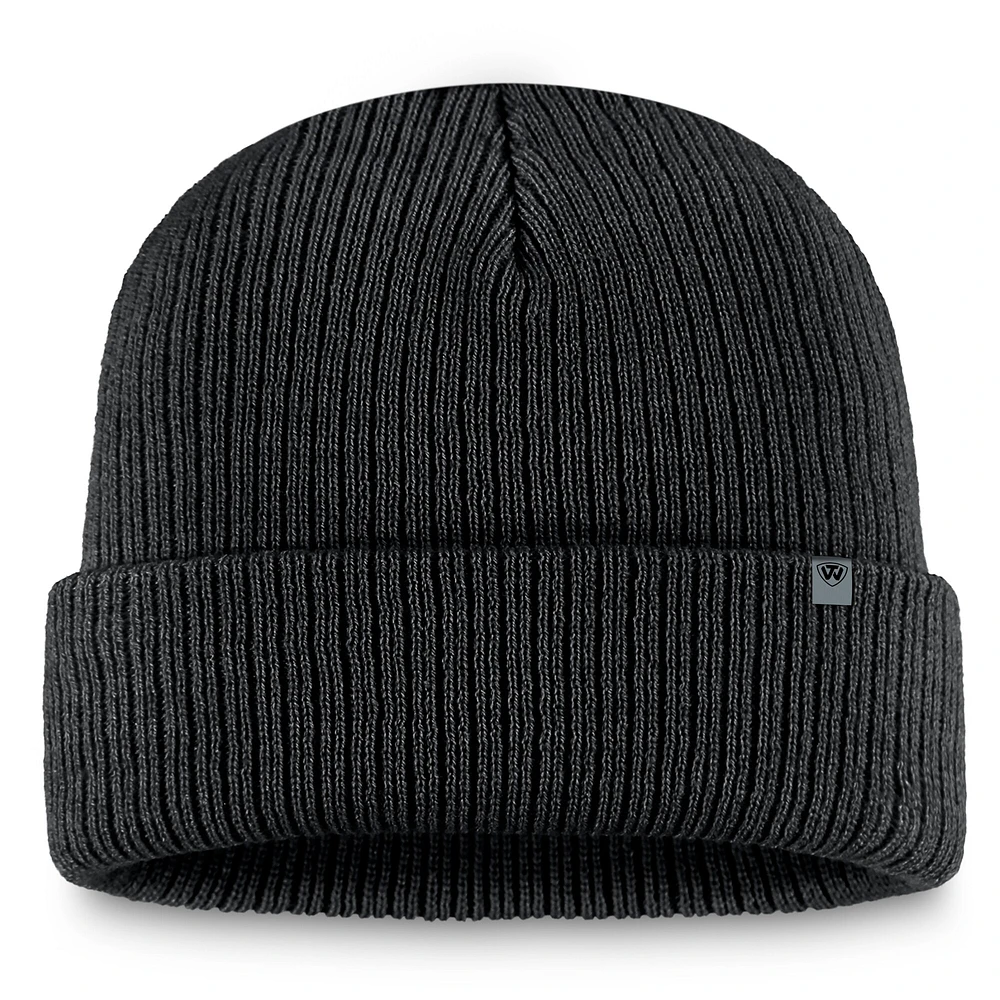 Men's Top of the World Black Minnesota Golden Gophers Uroot4 Patch Cuffed Knit Hat