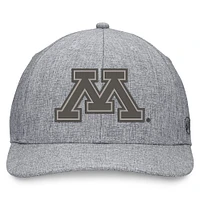 Men's Top of the World Gray Minnesota Golden Gophers Grit Flex Hat