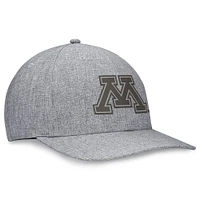 Men's Top of the World Gray Minnesota Golden Gophers Grit Flex Hat