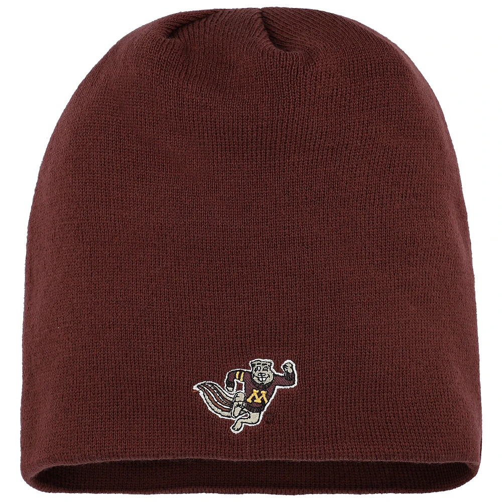 Bonnet en tricot marron Top of the World pour homme, motif Golden Gophers du Minnesota