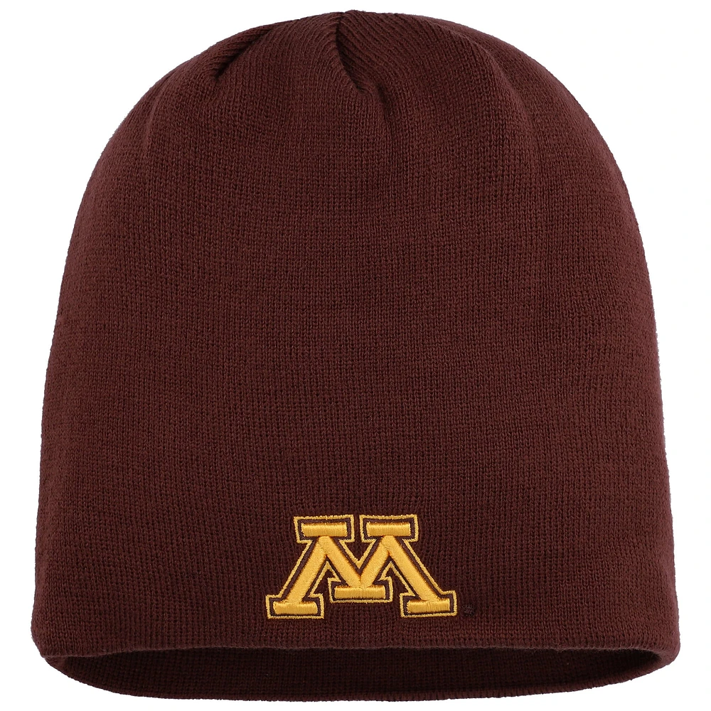 Bonnet en tricot marron Top of the World pour homme, motif Golden Gophers du Minnesota