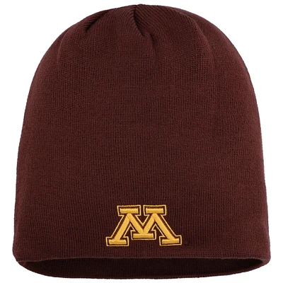 Bonnet en tricot marron Top of the World pour homme, motif Golden Gophers du Minnesota