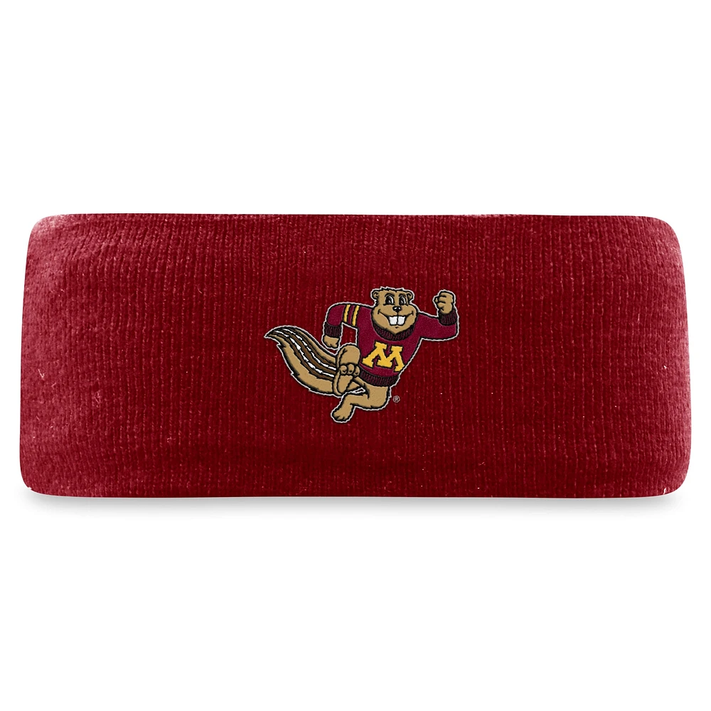 Bandeau en tricot marron Top of the World pour homme des Golden Gophers du Minnesota