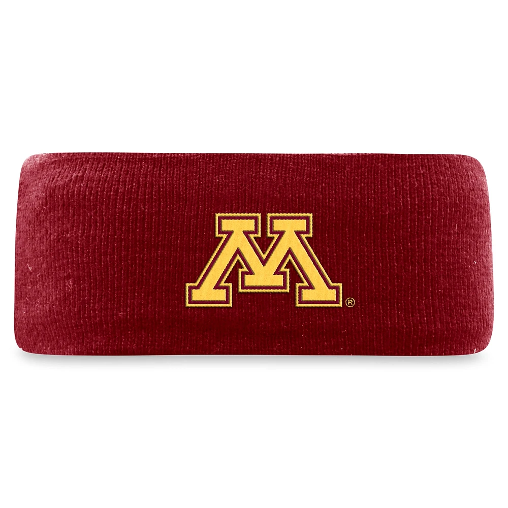 Bandeau en tricot marron Top of the World pour homme des Golden Gophers du Minnesota