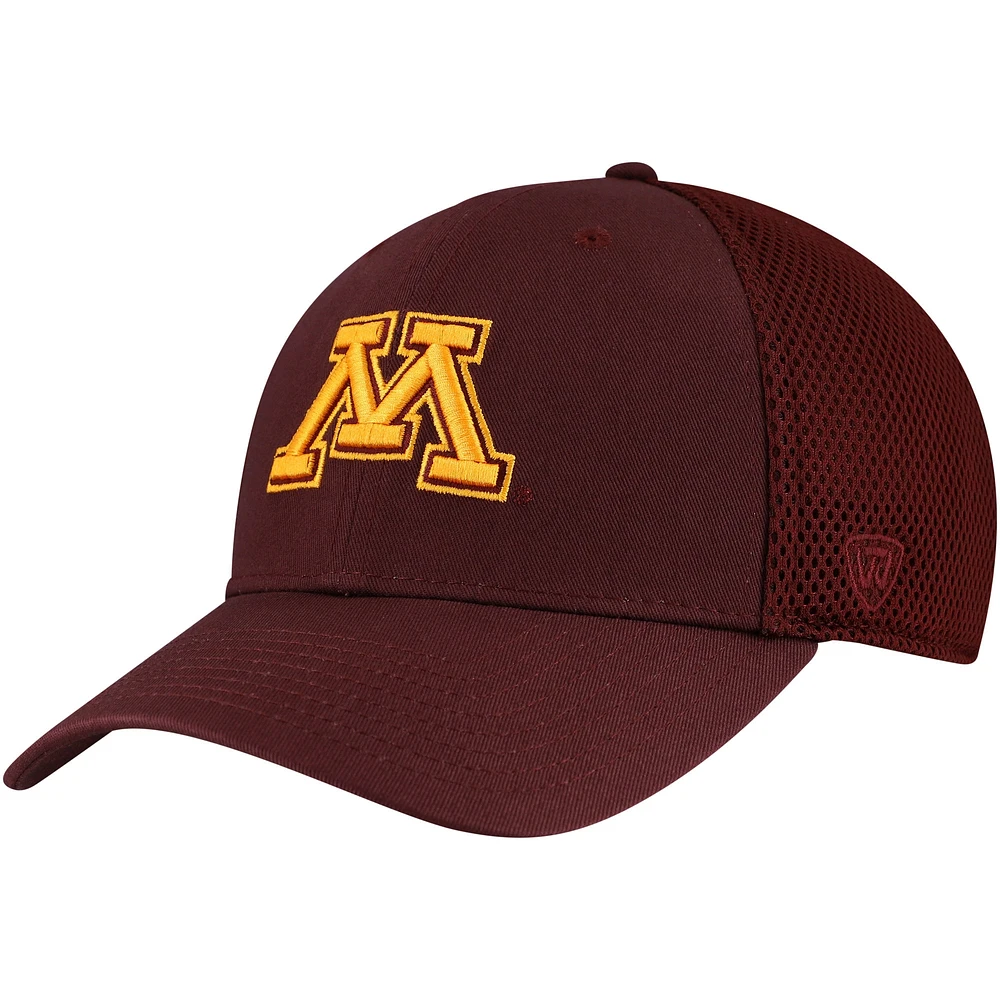 Casquette Spacer Flex pour hommes, Top of the World, marron, Minnesota Golden Gophers