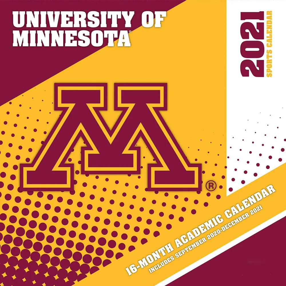 Minnesota Golden Gophers 2021 Wall Calendar