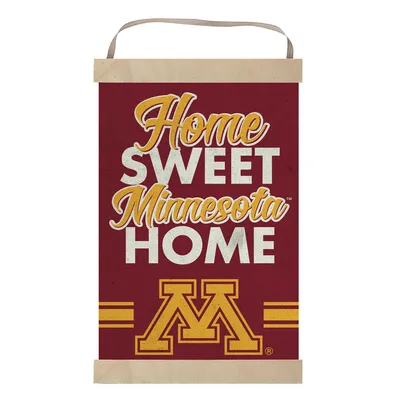 Minnesota Golden Gophers Home Sweet Home Banner Sign