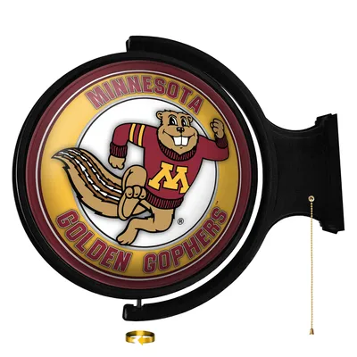 Minnesota Golden Gophers Mascot 21'' x 23'' Rotating Lighted Wall Sign